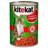 Корм для кошек Kitekat Домашний обед с говядиной 410 г (кусочки в соусе) - изображение