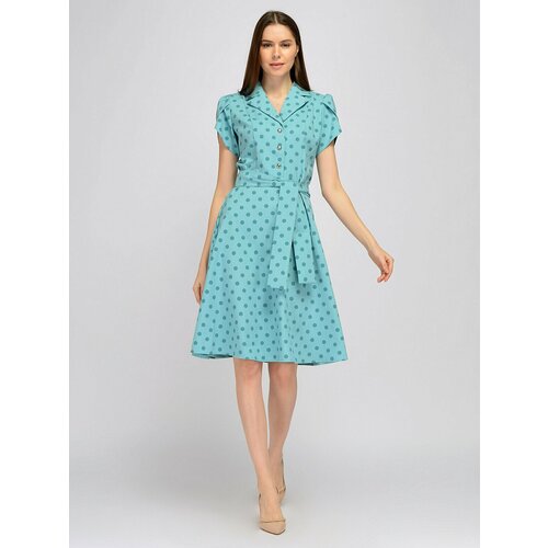 фото Платье viserdi, размер 50, зеленый