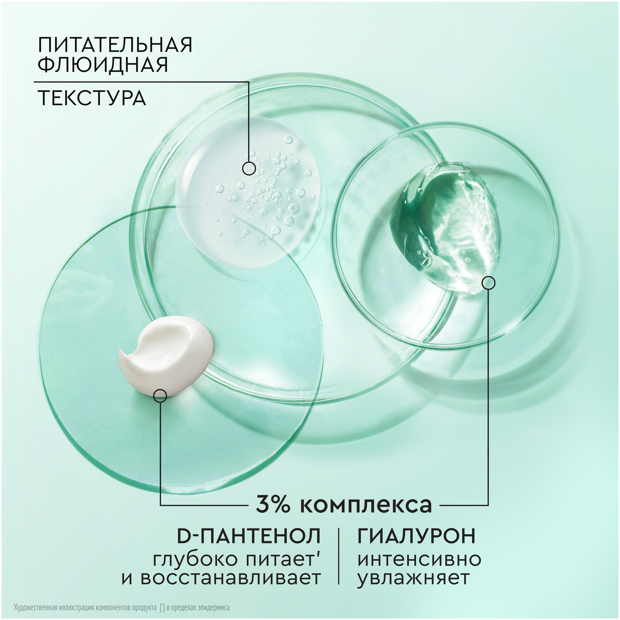 Флюид-сыворотка для лица PURE LINE Чистая линия с гиалуроном и d-пантенолом, 30 мл - фото №9