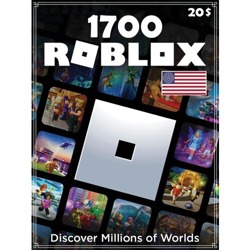 Купить Карта пополнения Roblox 40$, Регион активации USA, код активации ...
