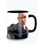 Кружка черная игры Hitman 2 (хитман 2) 12904 - изображение