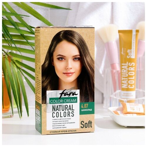 Fara Краска для волос FARA Natural Colors Soft 304 шоколад, 116 г