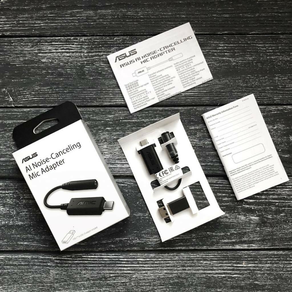 AI Noise Canceling Mic Adapter