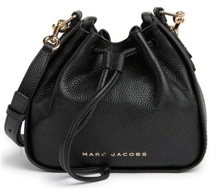 Сумка MARC JACOBS, фактура зернистая, черный