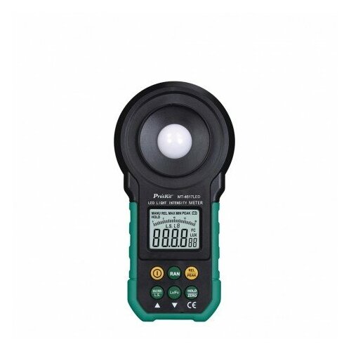 Измеритель интенсивности LED Pro'sKit MT-4617LED benetech gm1010 digital light lux meter 0 200 000 lux illuminance meter photometer lux fc measure light gauge tester