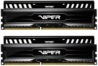 Оперативная память Patriot Memory VIPER 3 8 ГБ (4 ГБ x 2) DDR3 1600 МГц DIMM CL9 PV38G160C9K