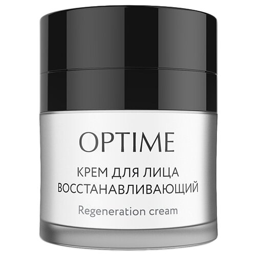 OPTIME Крем для лица восстанавливающий для нормальной и сухой кожи, 50 мл