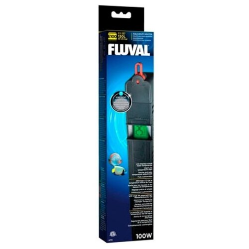 Терморегулятор цилиндрический Fluval Fluval E100 100 Вт 100 – 150 л