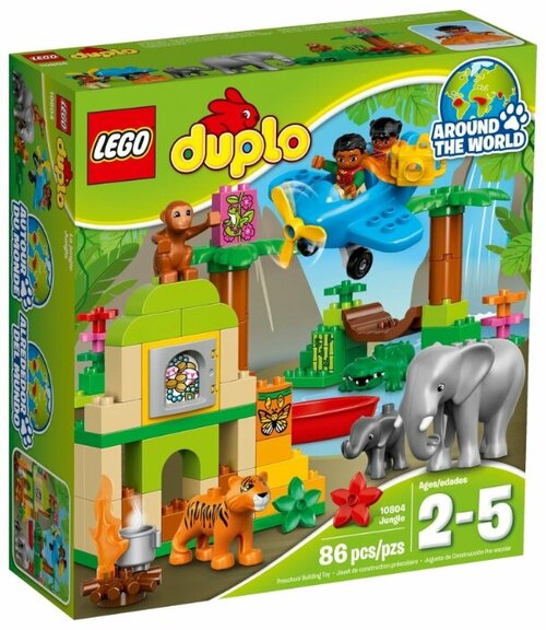 Конструктор LEGO DUPLO 10804 Джунгли, 86 дет.