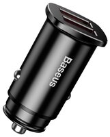 Автомобильная зарядка Baseus Dual QC3.0 30W Max Car Charger серый