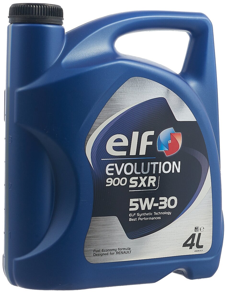 Синтетическое моторное масло ELF Evolution 900 SXR 5W-30, 4 л