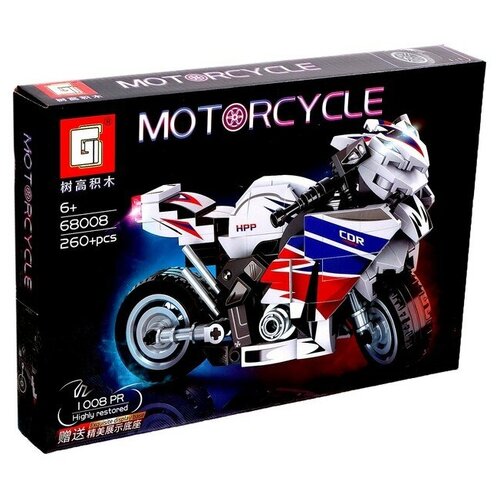 Конструктор Мототехно «Байк», 260 деталей (1шт.)