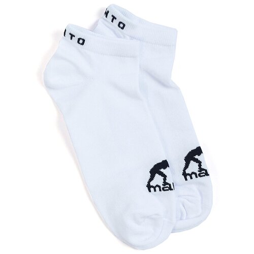 фото Носки manto короткие logo white - manto - белый - 37-41