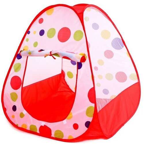 Детская игровая палатка «Кружки» 80 × 80 × 96 см игровая палатка наша игрушка зайчик 80 80 96 см