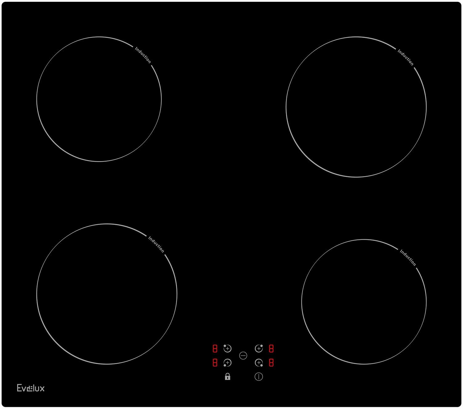 Встраиваемая электрическая варочная панель Evelux HEI 640 B