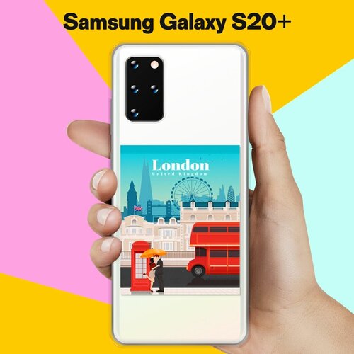 Силиконовый чехол London на Samsung Galaxy S20+ жидкий чехол с блестками london фон на samsung galaxy s20 самсунг гэлакси s20
