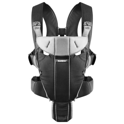 фото Рюкзак-переноска babybjorn miracle black/silver