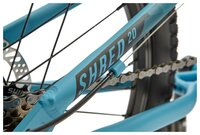 Подростковый горный (MTB) велосипед KONA Shred 20 (2018) matt blue/black decals 11