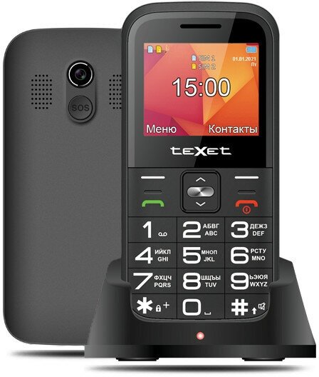 Сотовый телефон teXet TM-B418 Black