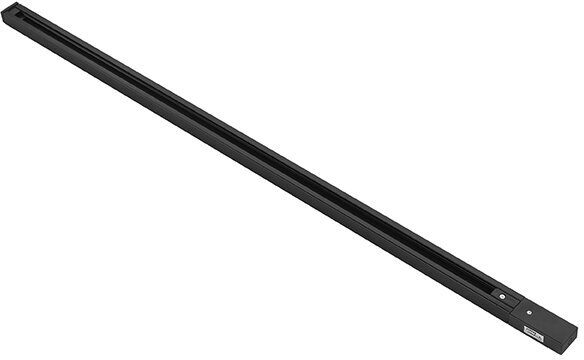Lightstar 502028 Трек двухконтактный однофазный BARRA, длина2м, черный матовый (питание и заглушка в комплекте)