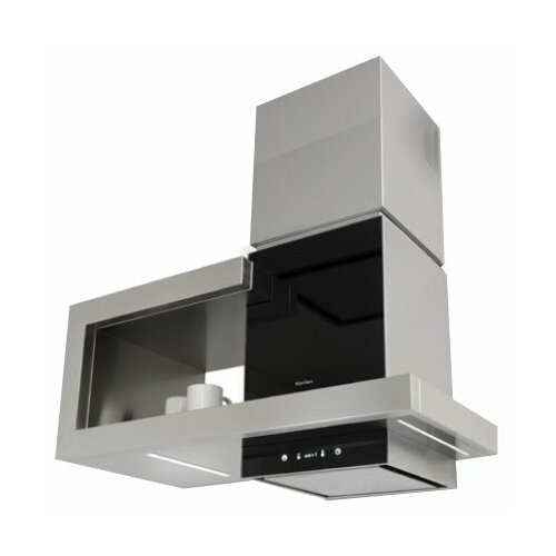 Вытяжка Sirius SLTC 86 80 см нерж-чёрное стекло 4446000₽