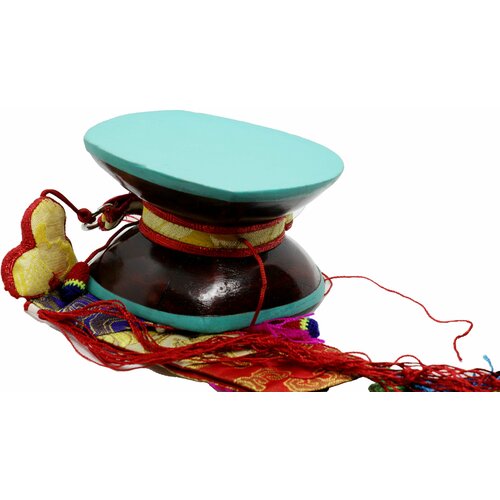 Двойной барабан дамару детская игрушка барабан на палочке с бусинами китайские барабанчики дамару