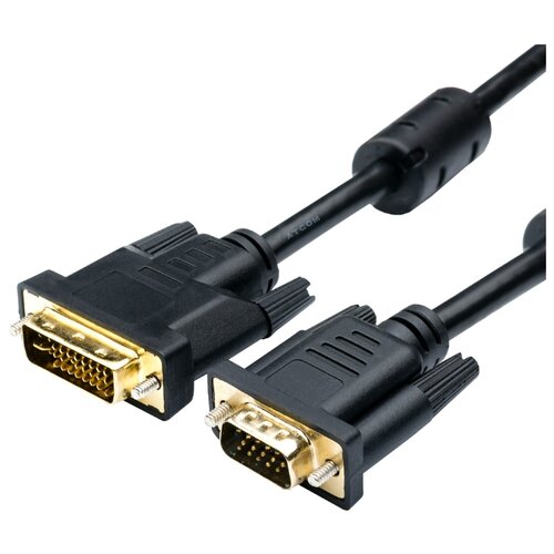 фото Кабель Atcom VGA - DVI-I Dual link (АТ6143) 1.8 м черный