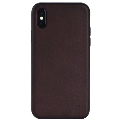 фото Чехол Gurdini Premium Leather для Apple iPhone X/Xs brown