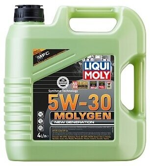 Моторное синтетическое масло LIQUI MOLY Molygen New Generation 5W-30, 4 л