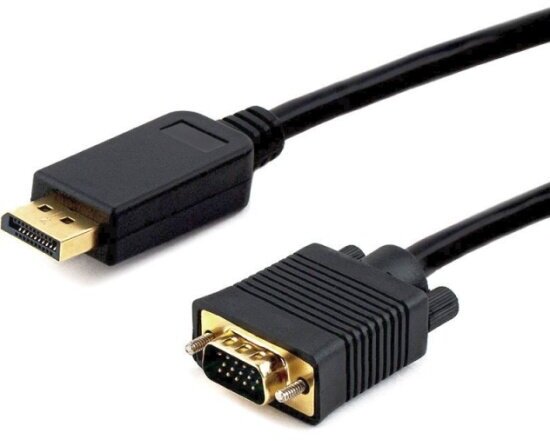 Кабель Cablexpert DisplayPort->VGA CCP-DPM-VGAM-5M, 5м, 20M/15M, черный