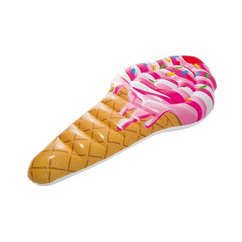 фото Матрас intex мороженое 107x224 см коричневый / розовый