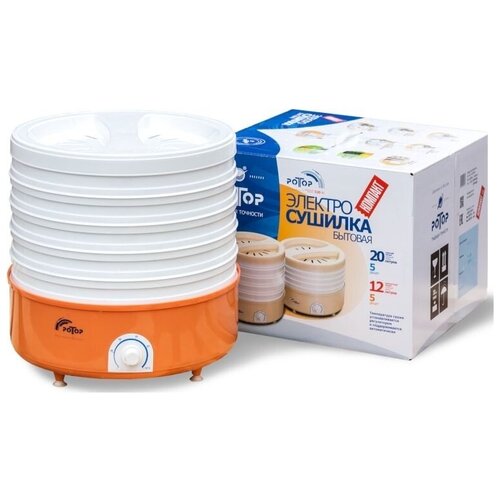 Сушка для овощей и фруктов ротор СШ-002-12 с 5 решетами в цветной упаковке 673000₽