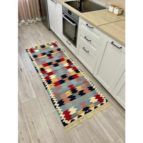 Ковер дорожка хлопковый двусторонний 80×200