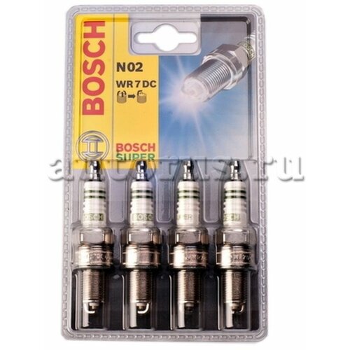 Свеча зажигания (компл. 4шт) ВАЗ 2101-09 Super BOSCH 0 242 235 988