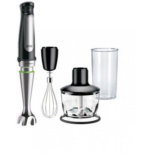 Блендер погружной Braun MQ7035XBI 850Вт черныйсеребристый 1512800₽