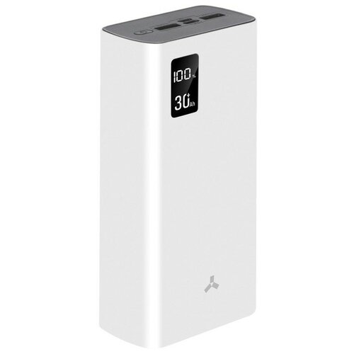 Внешний аккумулятор Accesstyle Bison 30PQD 30000мАч 2USBUSB-C 3А быстрая зарядка белый 341700₽