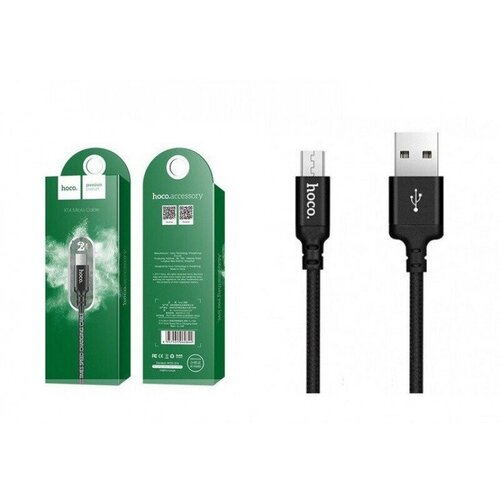 Кабель HOCO X14 Micro 2м черный кабель hoco x14 times speed micro usb l 1m черный