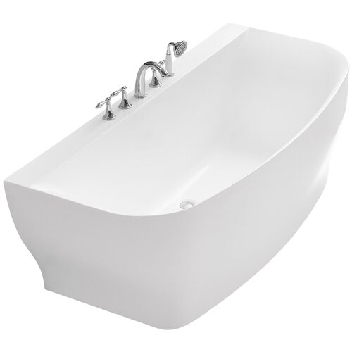 Акриловая ванна 165х78 см BelBagno BB74-1650-W0