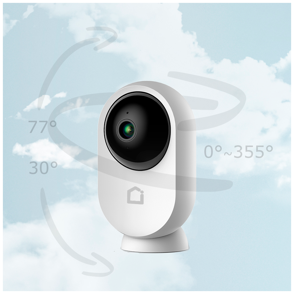 Поворотная камера видеонаблюдения WiFi iFEEL Eclipse IFS-CP002 для дома с датчиком движения и ночным виденьем - фото №7