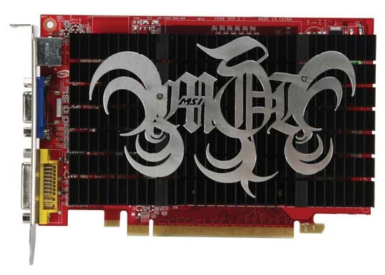 Видеокарта MSI GeForce 8500 GT 460Mhz PCI-E 512Mb 800Mhz 128 bit DVI TV YPrPb Silent