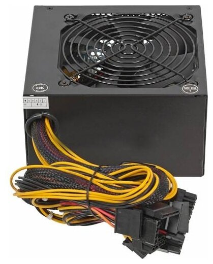 Блок питания HiPro HPA600W 600W ATX 120mm fan, APFC, 3*SATA, I/O switch .