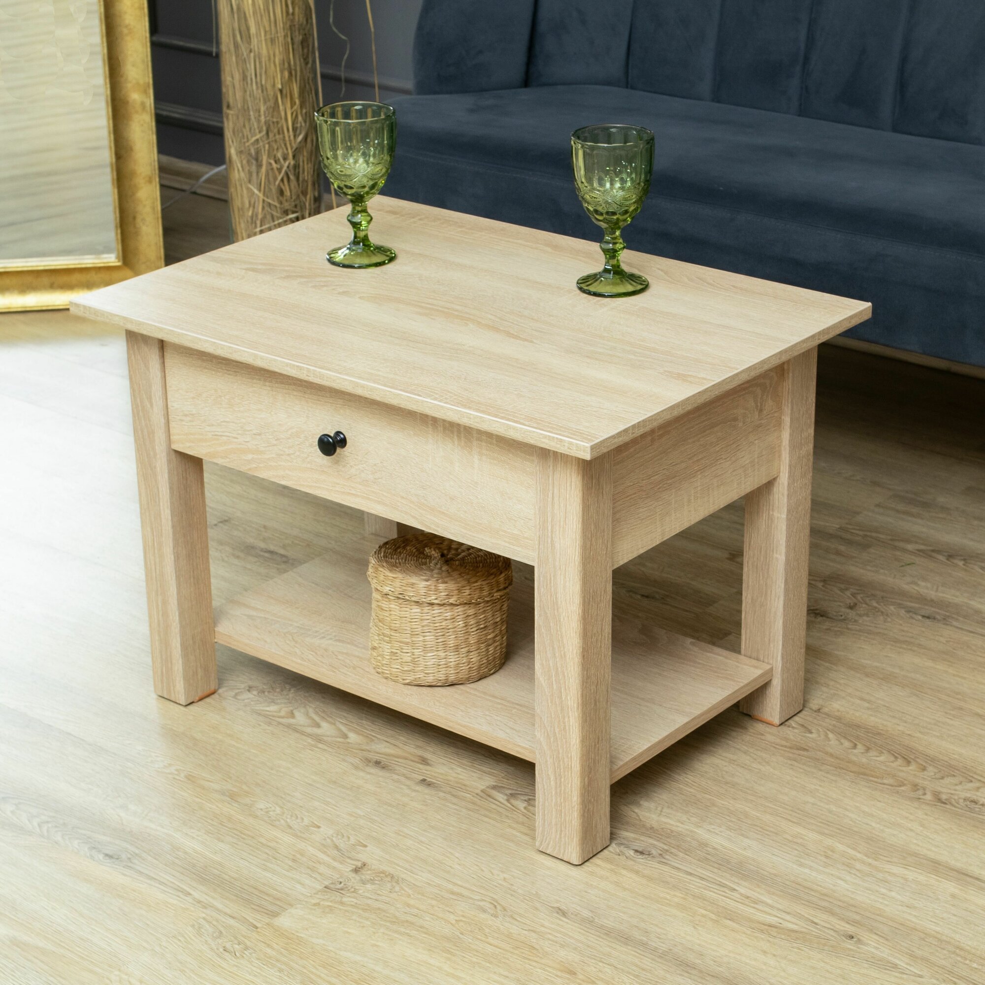 фото Столик журнальный Монреаль 70х50х48 Дуб сонома