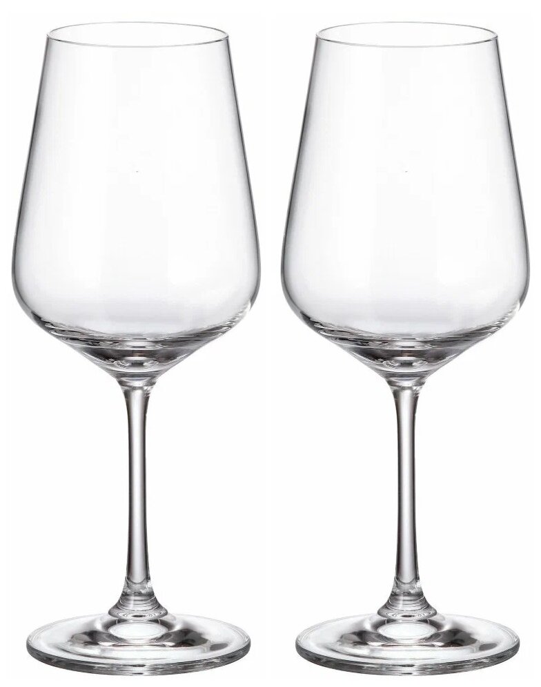 Набор бокалов для вина CRYSTALITE BOHEMIA Dora 450мл Арт. 45878, 2шт
