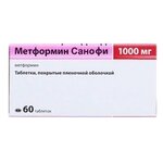 Метформин Санофи таб. п/о плен. 1000 мг №60 - изображение