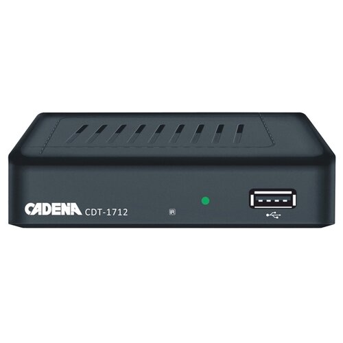 sd 16 in 1 mpeg 2 h 264 encoder 1asi in asi 100mbps ip out ТВ-тюнер Cadena CDT-1712 (TC) черный