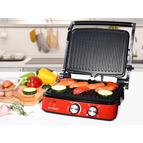 Электрический гриль Oursson EG2030SRD Красный 729000₽