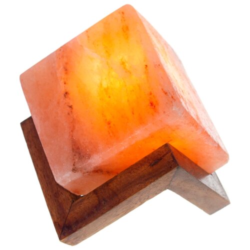 фото Соляная лампа из гималайской соли "куб" proffi