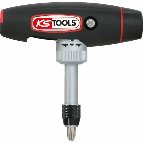 KS Tools Отвертка для бит , с ручкой-трансформером, 1/4