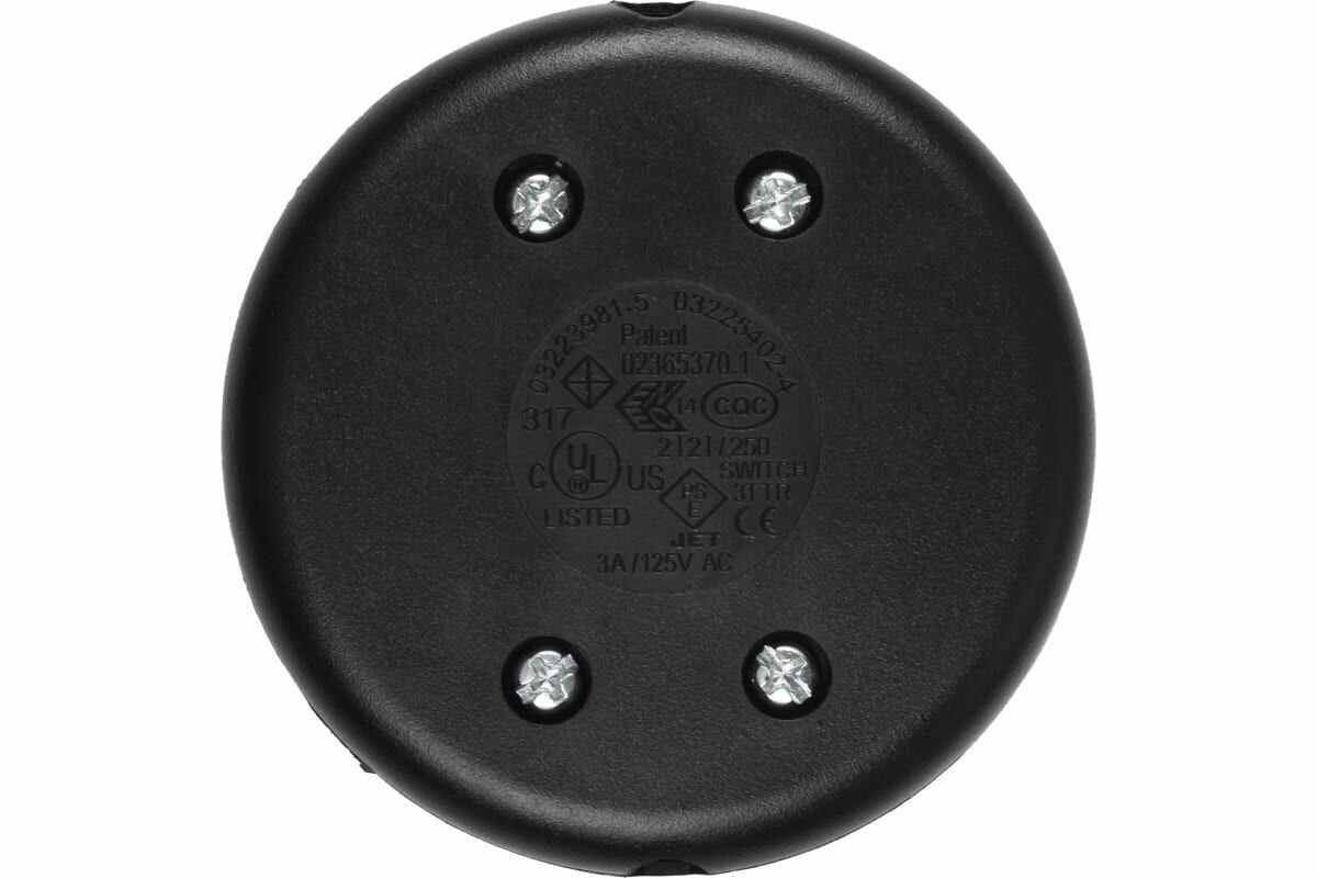 Выключатель-кнопка 250В 2А ON-OFF (напольная - для лампы) Rexant 36-3025 - фотография № 7