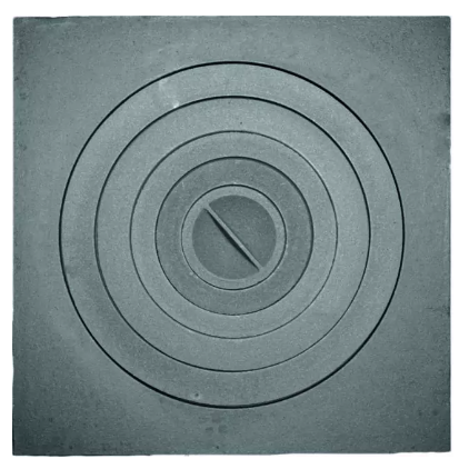 фото Плита чугунная под казан П1-5А "Без рисунка" (512*512*20 мм)